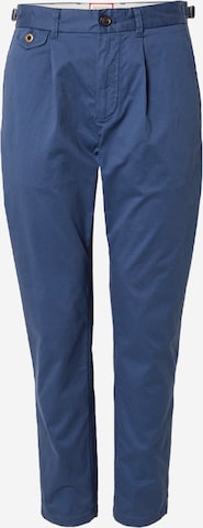 SCOTCH & SODA Regular Pleat-front trousers 'Blake' in Blue: front