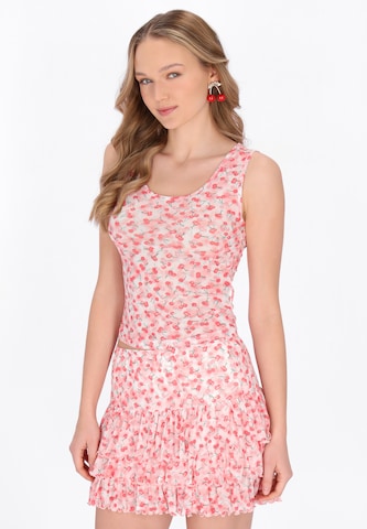 MYMO - Top en rosa: frente