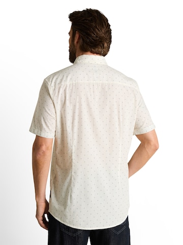 TOM TAILOR - Ajuste estrecho Camisa en blanco