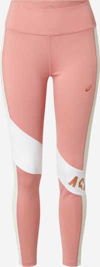 ASICS Sports trousers in Dark orange / Dusky pink / White, Item view