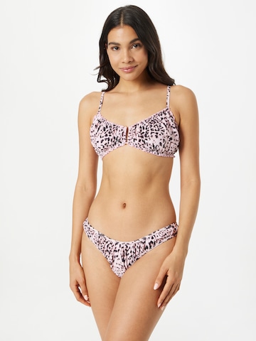 Nasty Gal Minimizer Bikini w kolorze różowy: przód