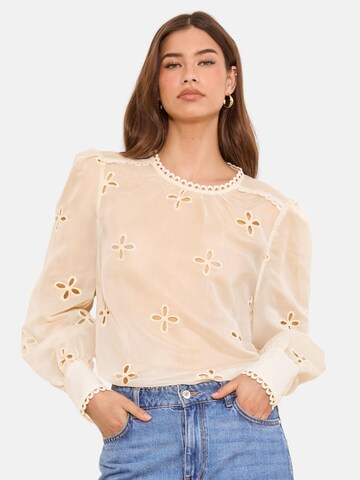 Lipsy Bluse in Beige: Vorderseite