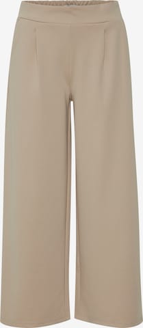 ICHI Wide leg Bandplooibroek 'IHKATE' in Beige: voorkant