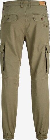 JACK & JONES Tapered Cargo Pants 'MARCO LORENZO' in Green