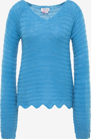 Pull-over IZIA en bleu : devant