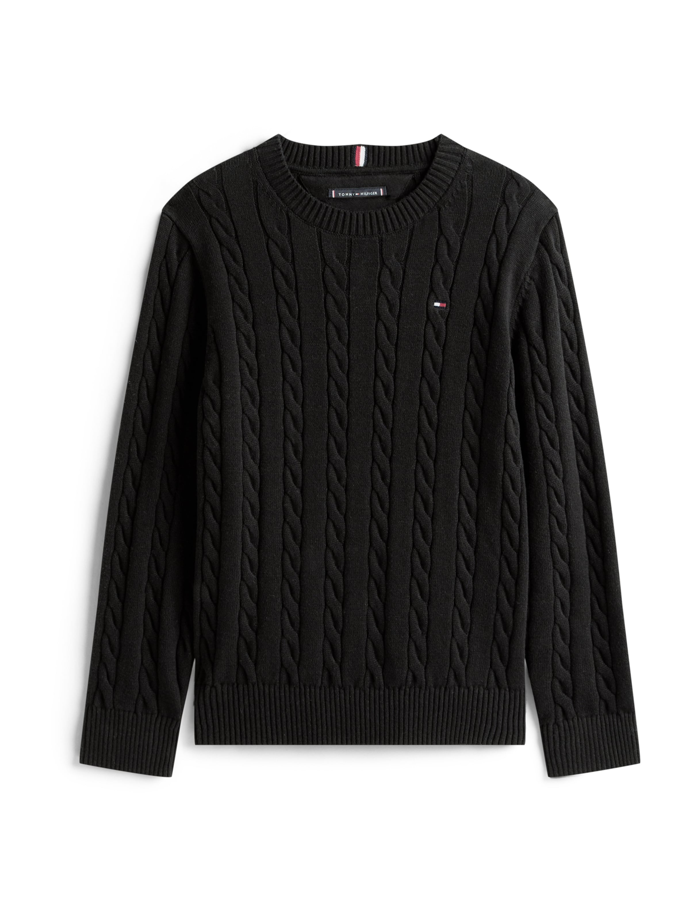 TOMMY HILFIGER Свитер в Черный: спереди