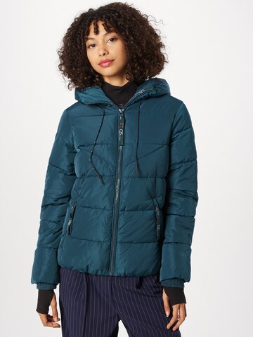 QS Between-season jacket in Blue: front