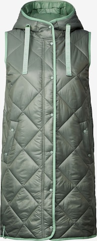 STREET ONE Bodywarmer in Groen: voorkant