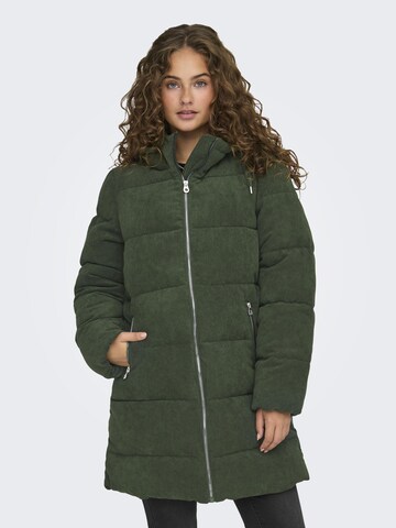 ONLY Winter jacket in Green: front