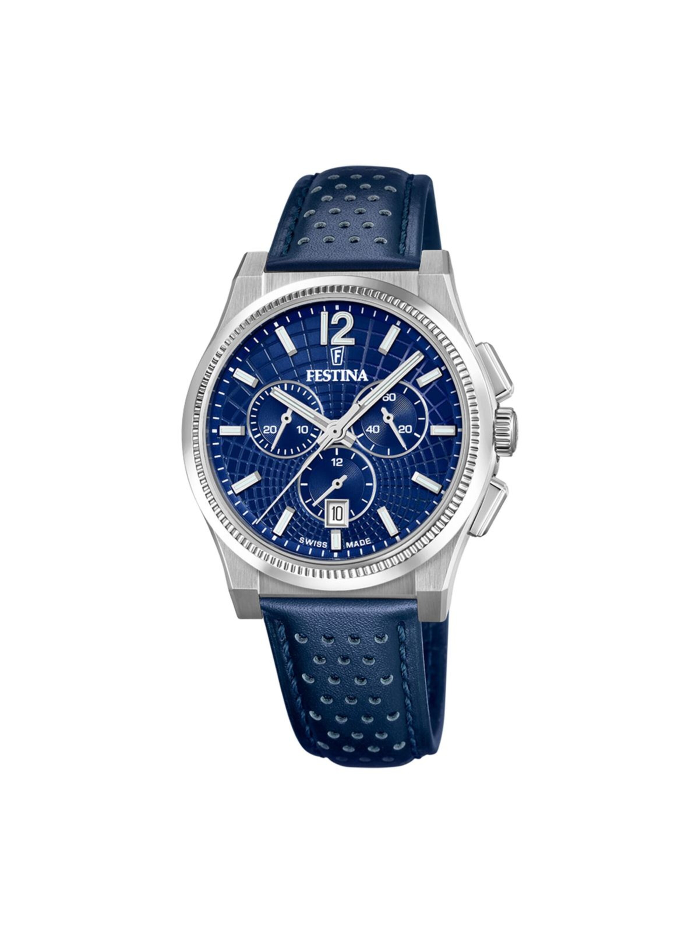 FESTINA Analoguhr‌‌‌‌ in Blau: Vorderseite