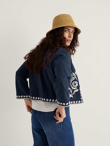 Seasalt Cornwall Between-season jacket 'Sand Martin' in Blue