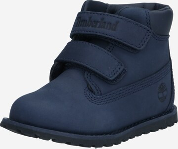 TIMBERLAND Boots 'Pokey Pine' in Blue: front