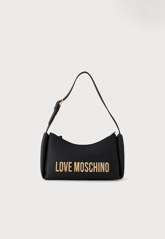 Love Moschino Schoudertas in Zwart: voorkant