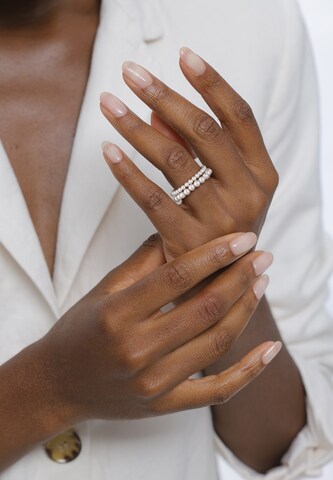 ELLI Ring Set in Silber: Vorderseite