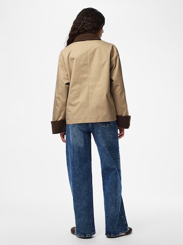 PIECES Jacke 'PCJORMA' in Grau