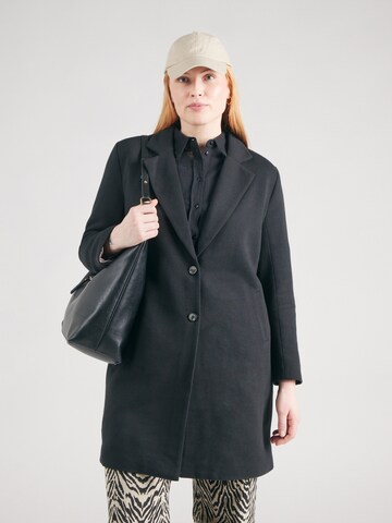 Cappotto di mezza stagione 'CARCARRIE' di ONLY Carmakoma in nero: frontale