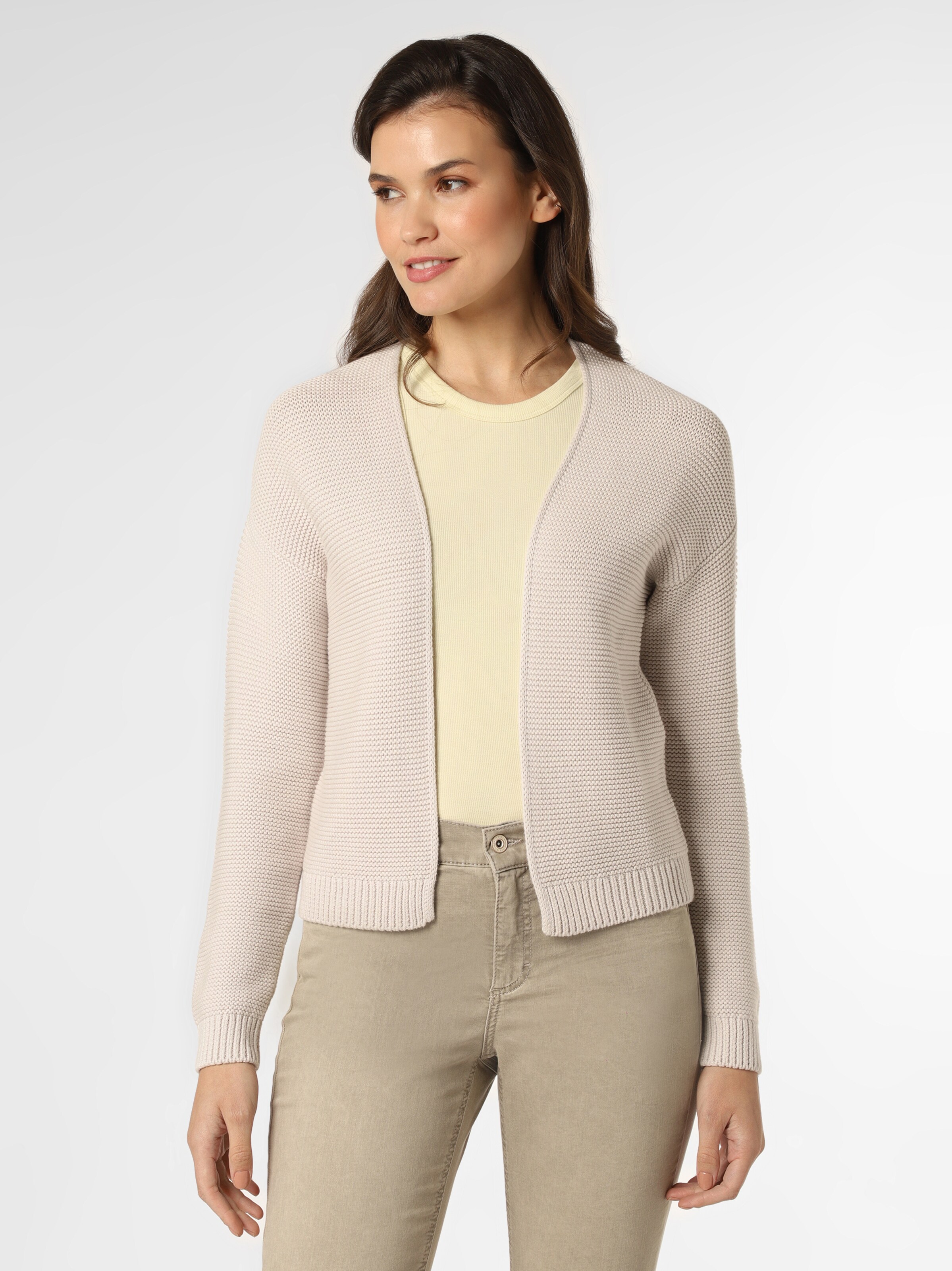 Frauen Pullover & Strick Marie Lund Strickjacke in Kitt - YQ31400 Frauen Pullover & Strick Marie Lund Strickjacke in Kitt - YQ31400