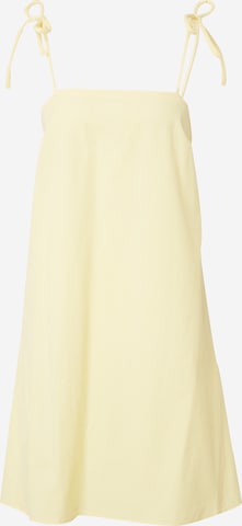 Max Mara Leisure - Vestido de verano 'FATTO' en amarillo: frente