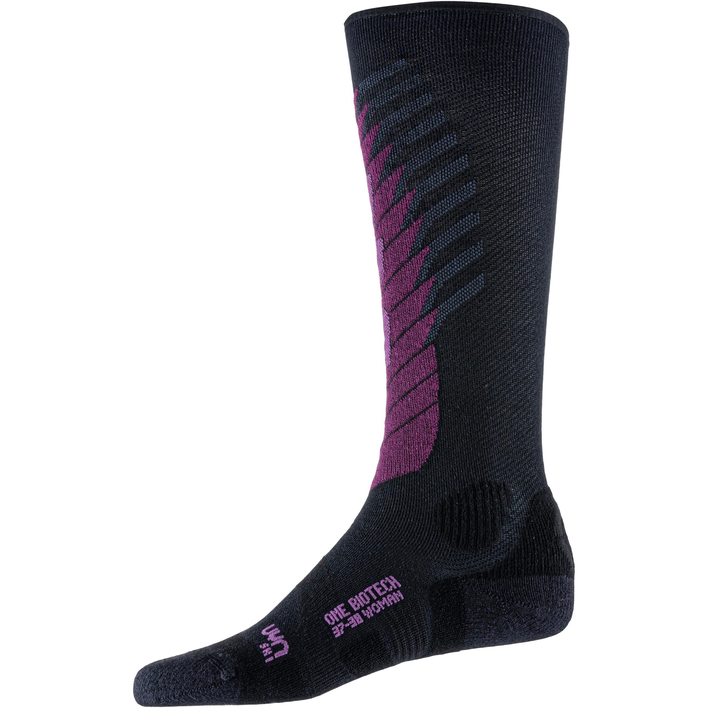 Uyn Athletic Socks 'ONE' in Black: front