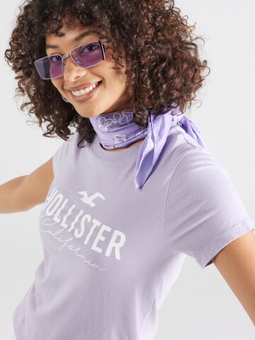 T-shirt HOLLISTER en violet