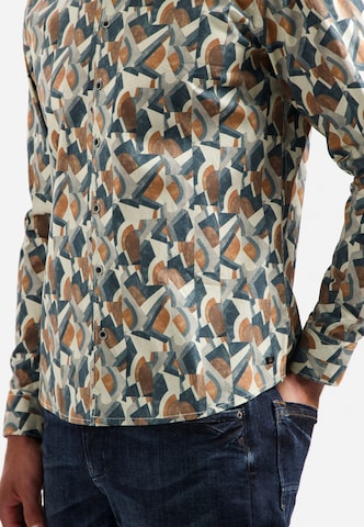 No Excess Comfort fit Overhemd in Blauw
