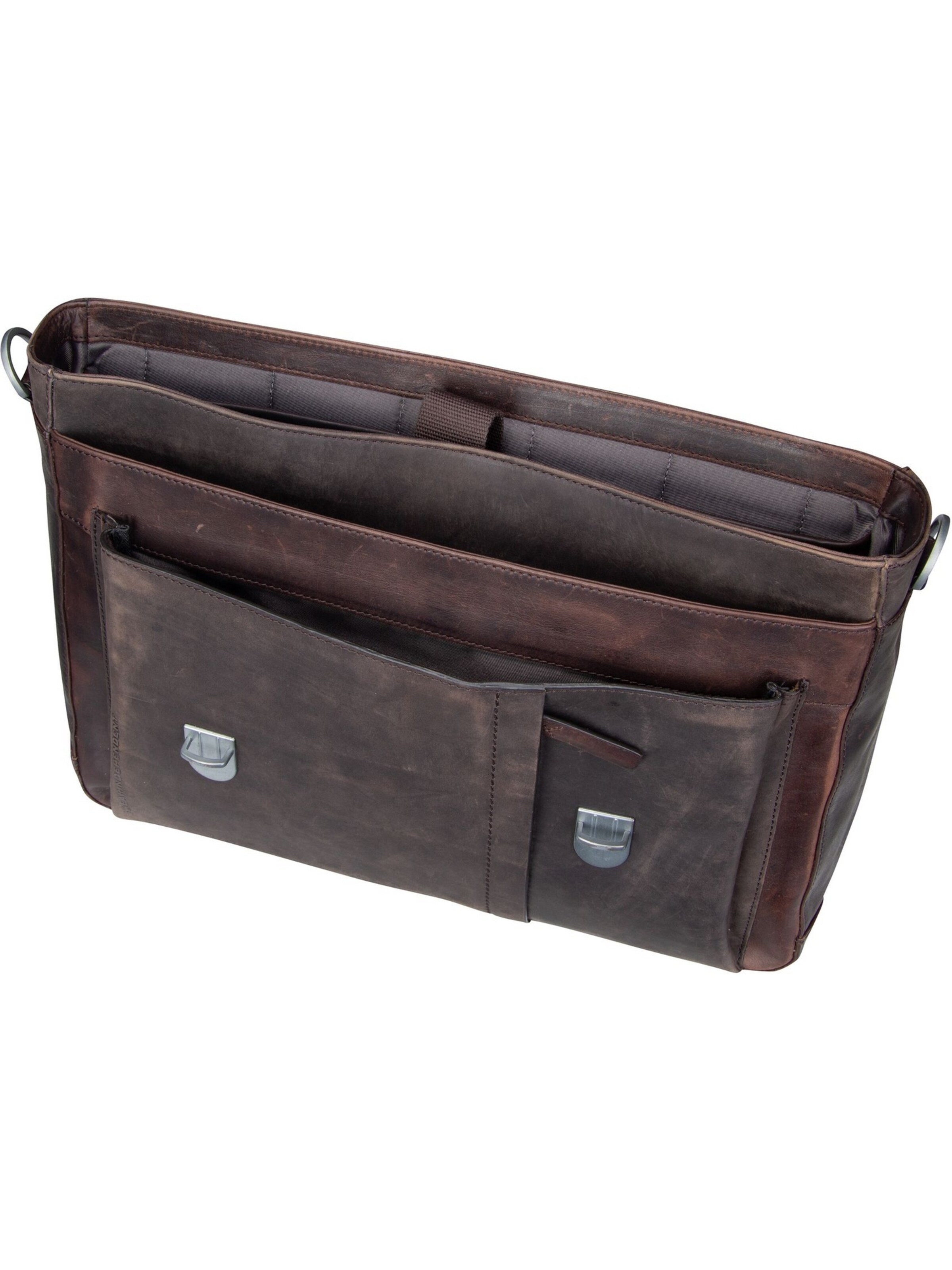 STRELLSON Document Bag in Brown