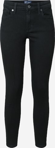 GAP - Skinny Calças de ganga em preto: frente