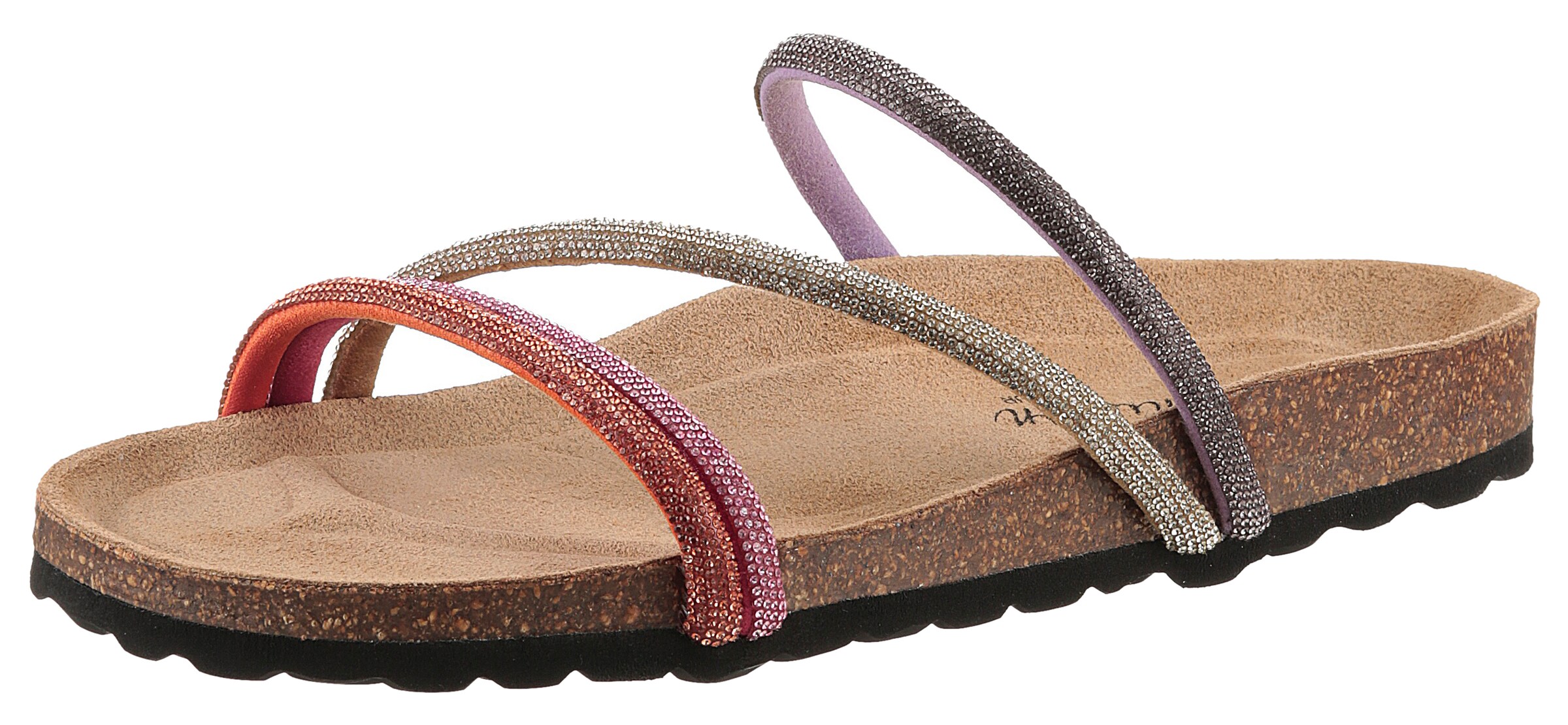 Aniston Strap Sandals in Mixed colors: front