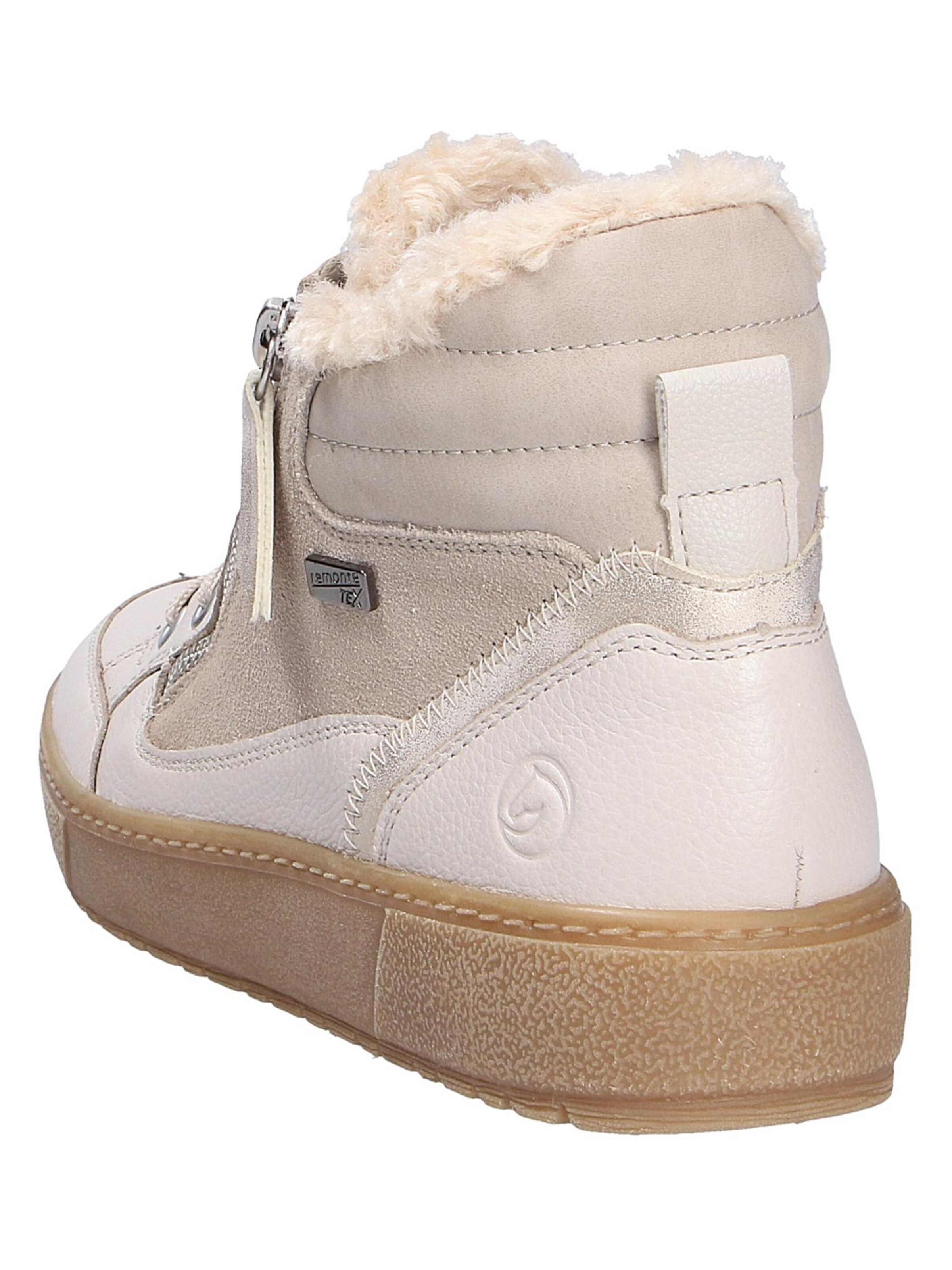 REMONTE Lace-Up Boots in Beige