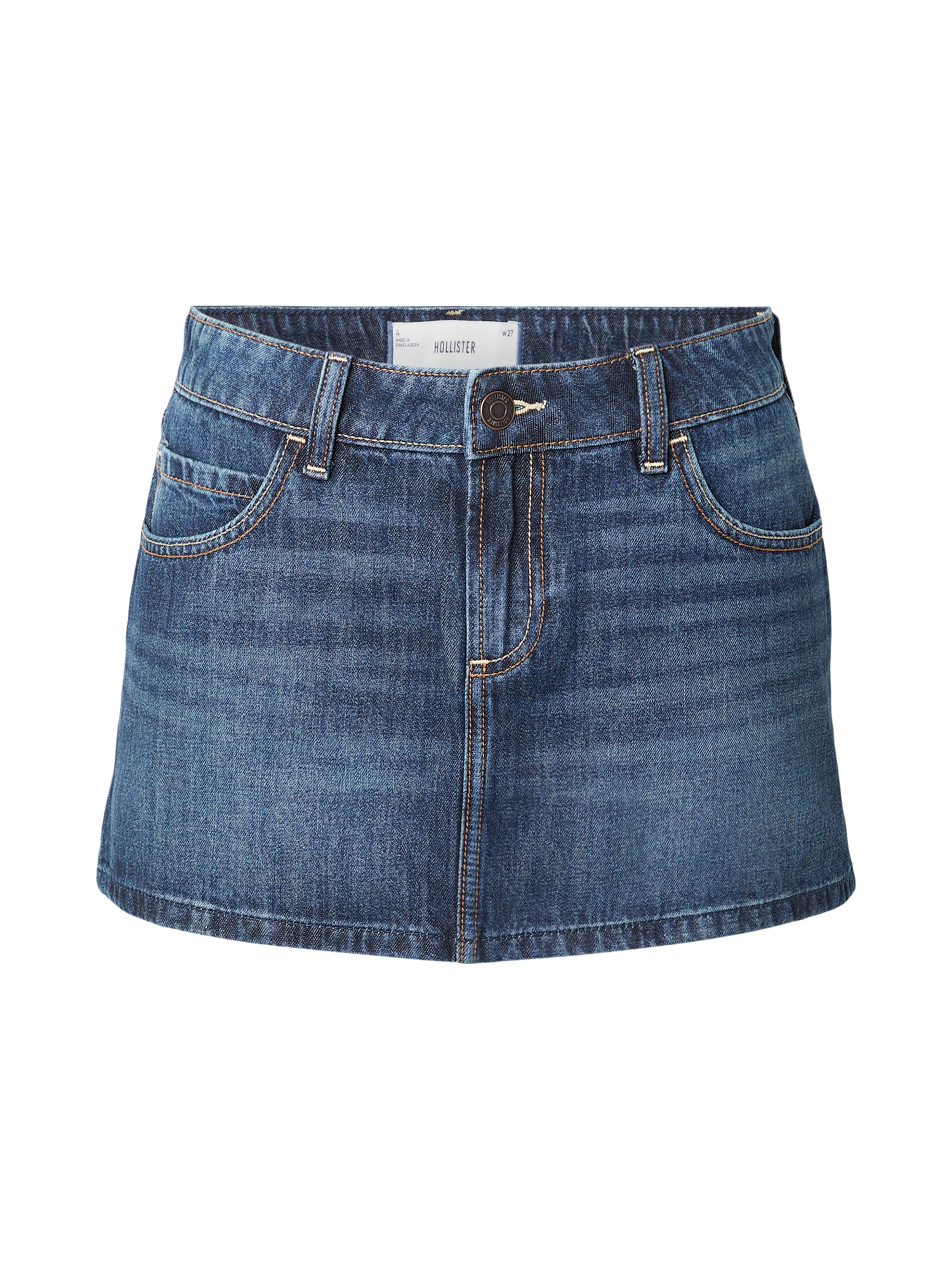 HOLLISTER Юбка в Синий: спереди