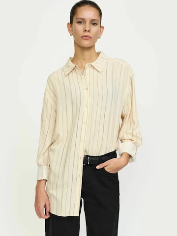 T-shirt ' SRMargot ' Soft Rebels en beige : devant