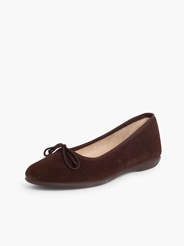 Ballerines Pisamonas en marron : devant