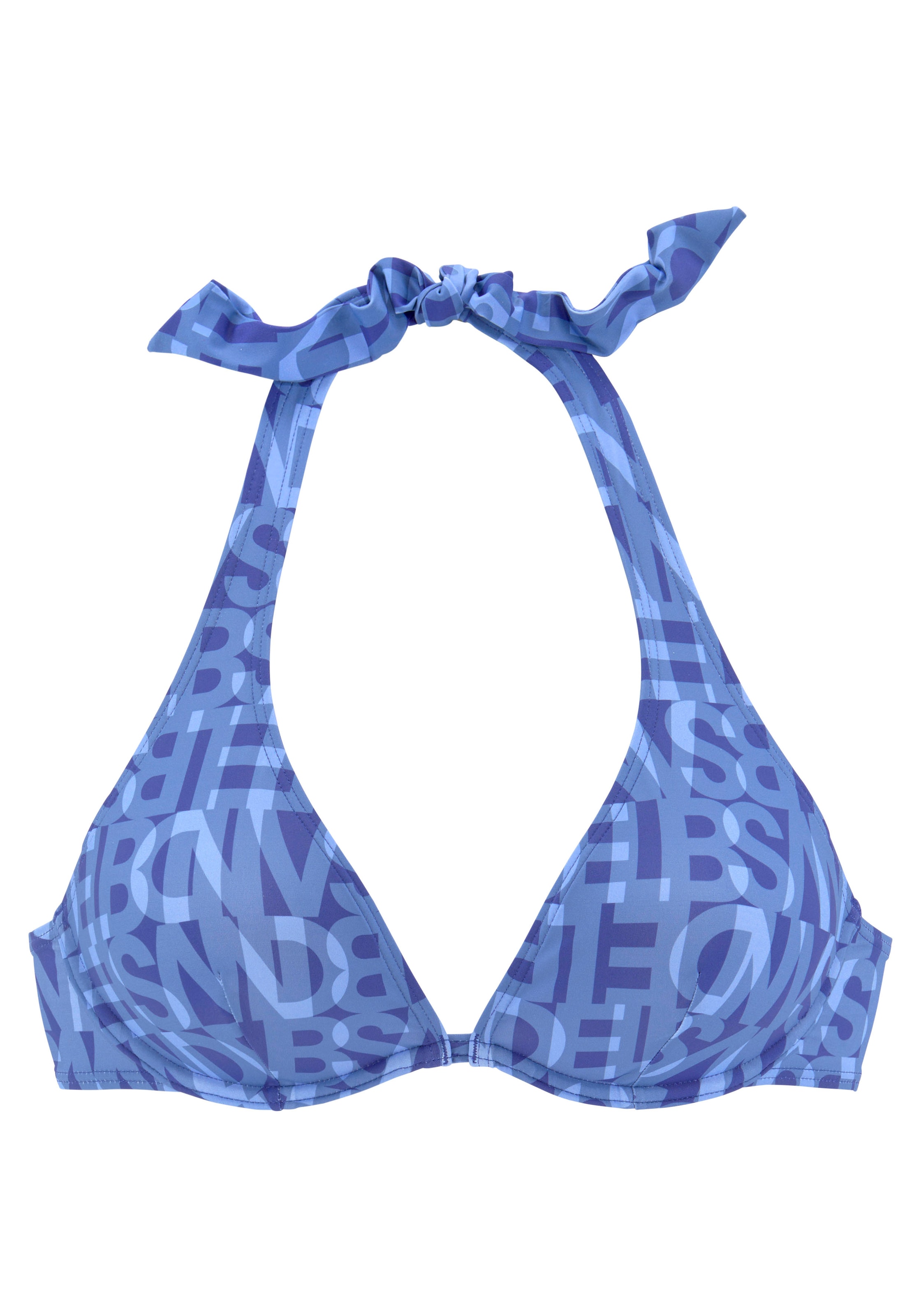 Triangolo Top per bikini di Elbsand in blu: frontale