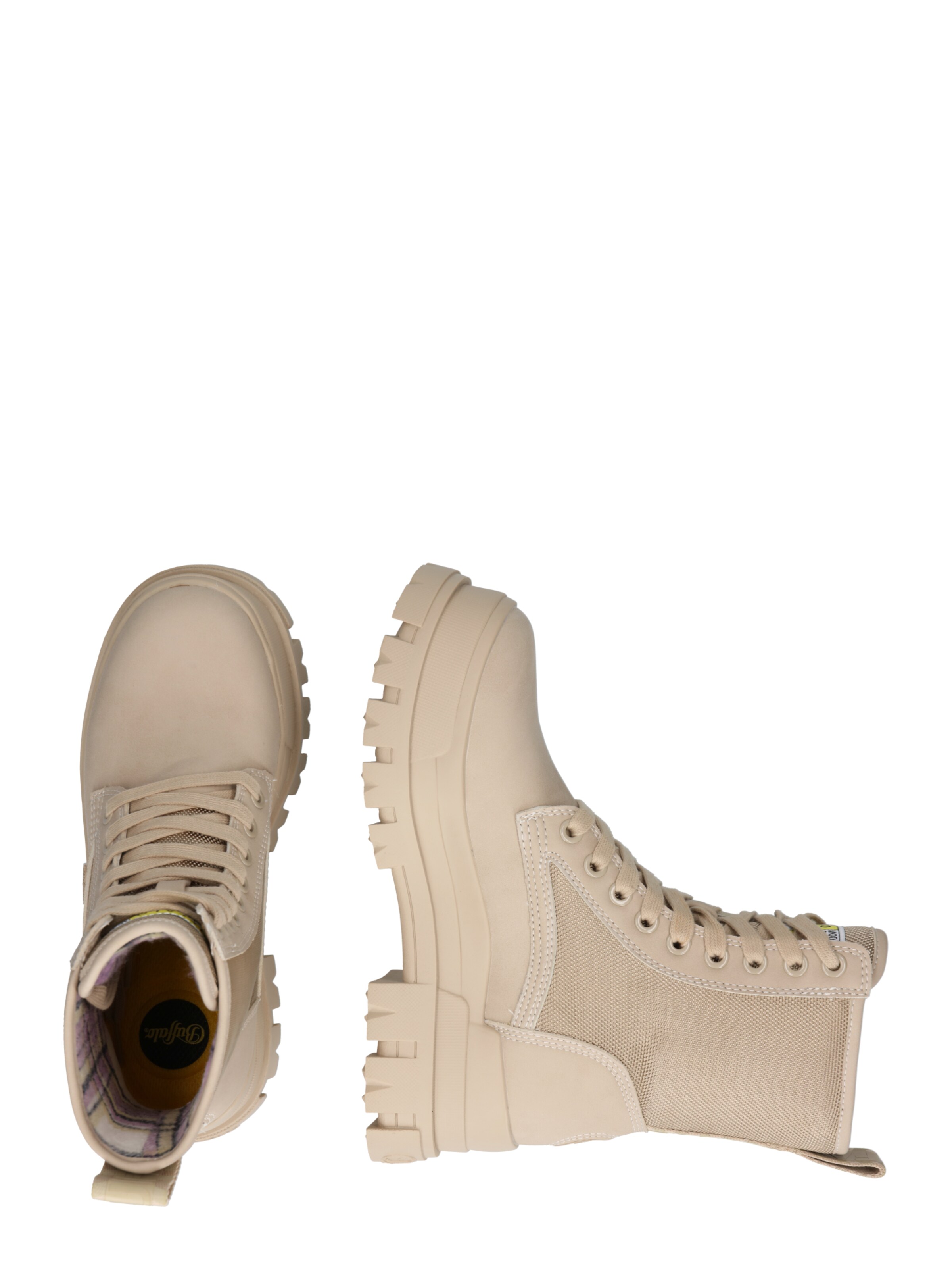 BUFFALO Veterlaarsjes 'Aspha Com2' in Beige