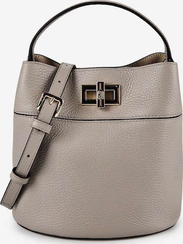 Borsa a mano di FURLA in grigio: frontale