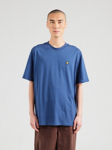 Lyle & Scott T-shirt i blå: framsida
