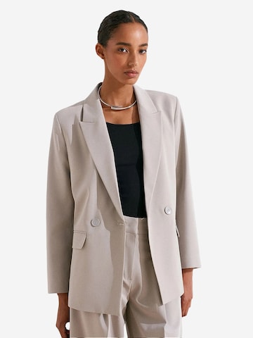 Dilvin Winterjacke 'Jacken'‌‌‌‌‌‌‌‌ in Grau: Vorderseite