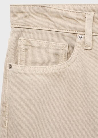 MANGO MAN Tapered Jeans 'Ben' in Beige