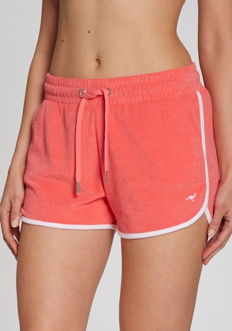 KangaROOS Regular Pants in Orange