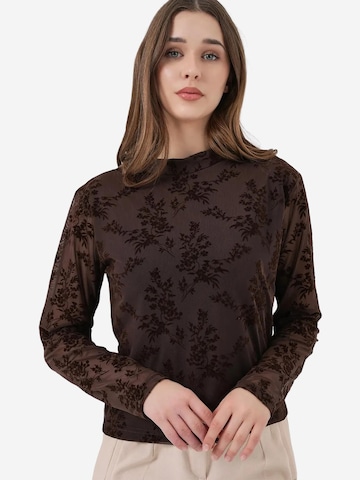 Bigdart Blouse in Brown: front