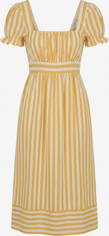 Robe ' ' Apricot en jaune : devant