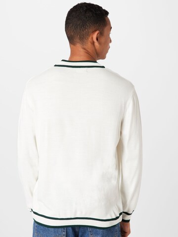 BURTON MENSWEAR LONDON Sweter w kolorze biały