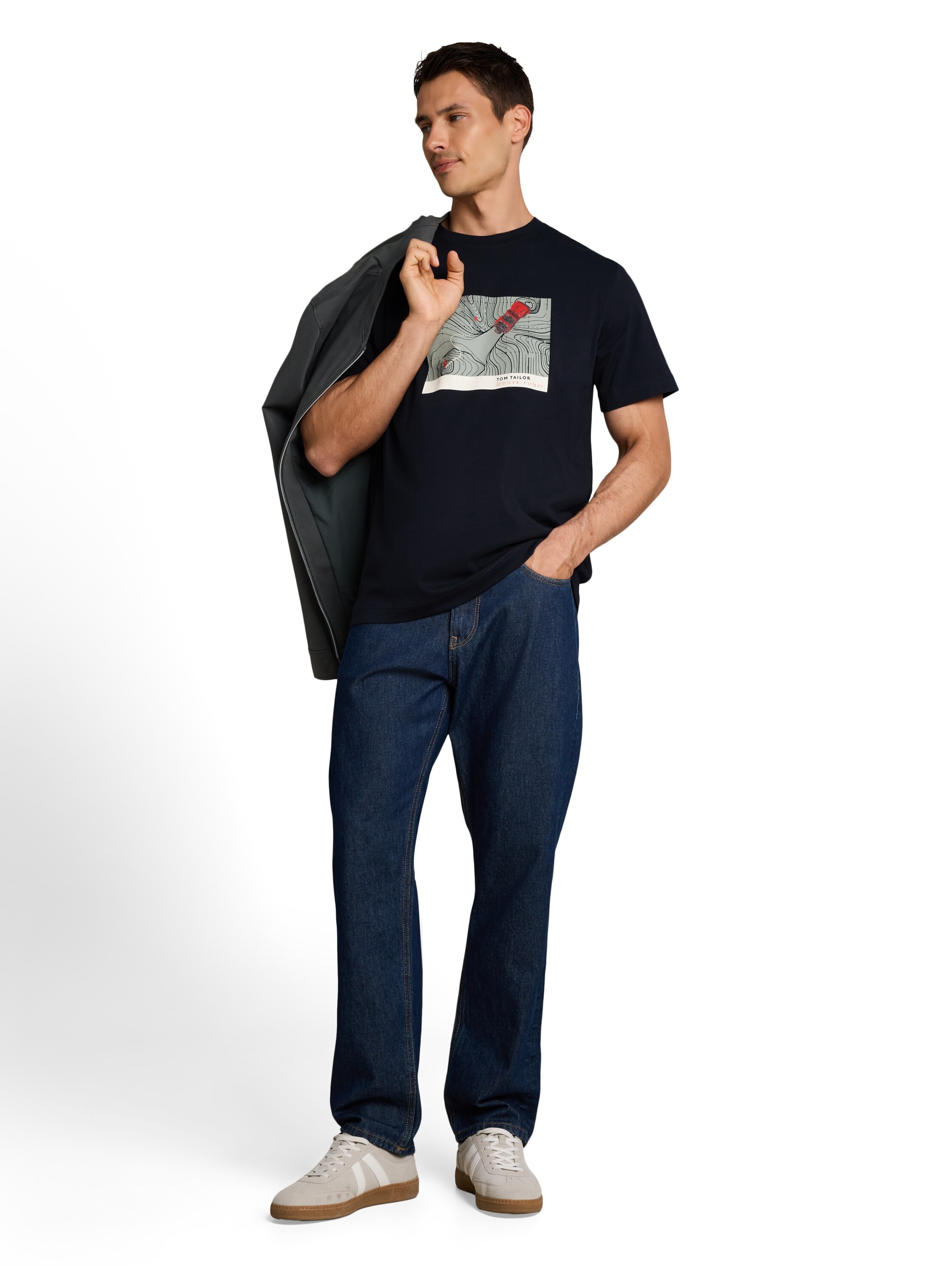 TOM TAILOR Shirt in Blue