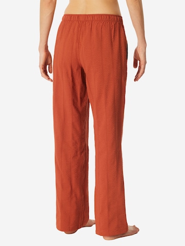 SCHIESSER Pyjamahose 'Mix Relax' in Orange