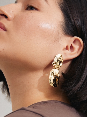 Boucles d'oreilles 'Bloom' Pilgrim en or