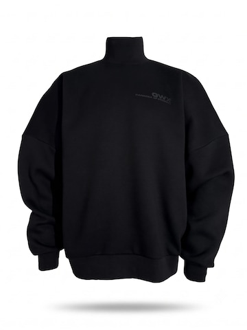 QWX2 Sweater 'ETERNITY' in Black: front