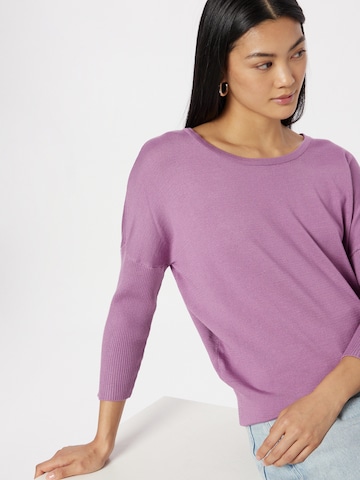SAINT TROPEZ Sweater 'Mila' in Purple