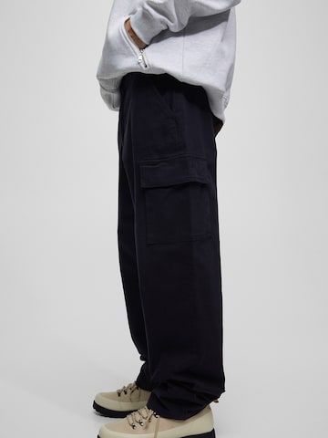 Pull&Bear Loose fit Cargo Pants in Blue