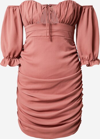 Love Triangle Šaty – pink: přední strana