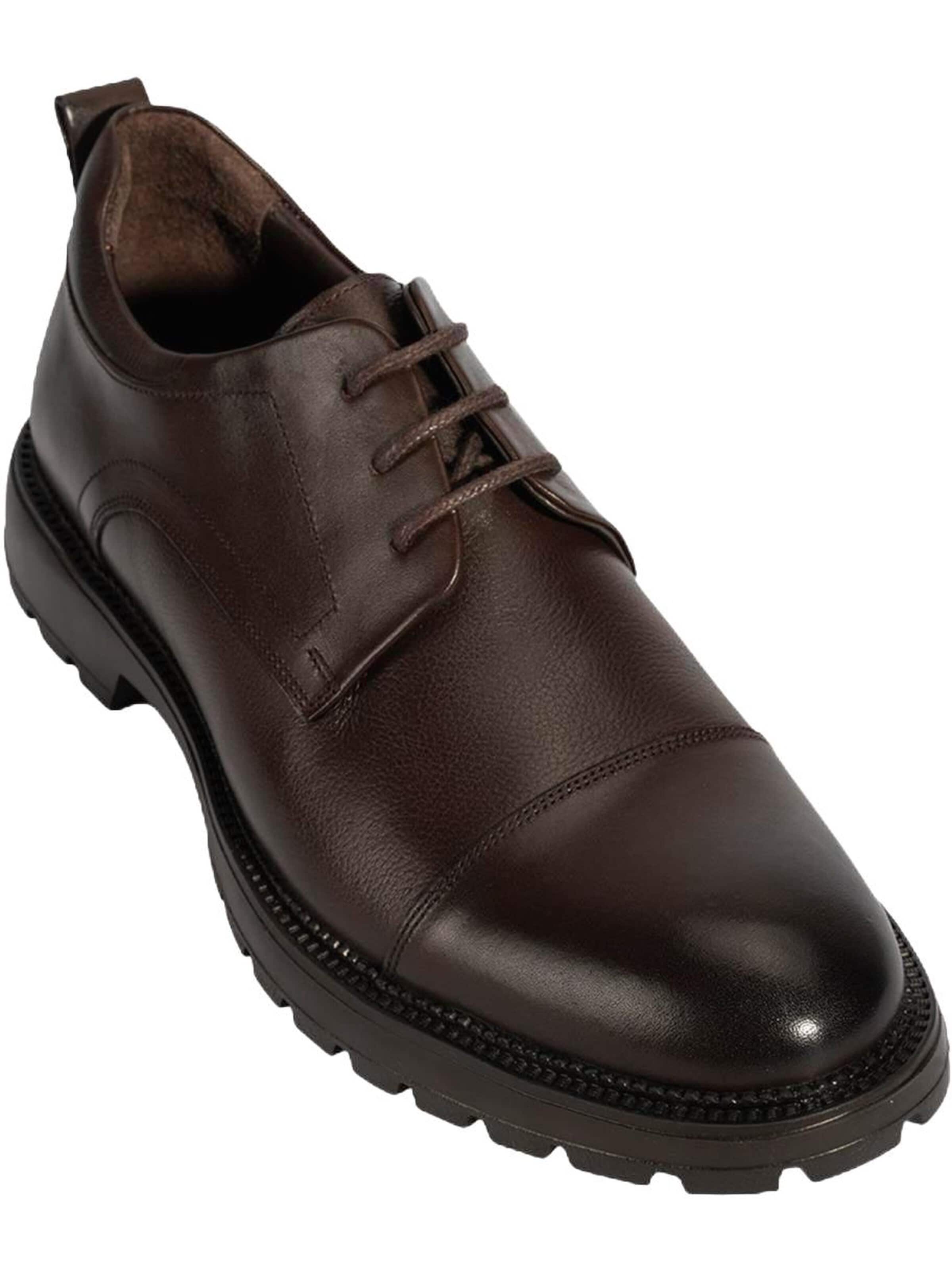 Desa - Zapatillas 'Schnürschuhe' en marrón: frente